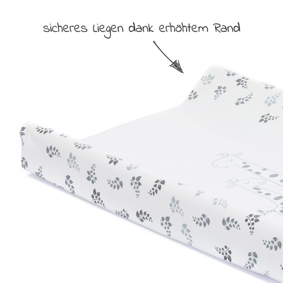 Fillikid Wickelauflage Small 50 x 65 cm - Giraffe - Weiß