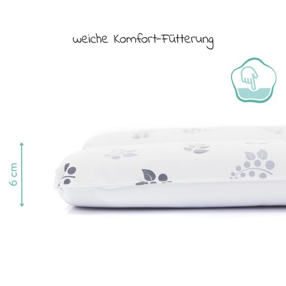 Fillikid Tappetino fasciatoio Softy 75 x 85 cm - Giraffa - Bianco