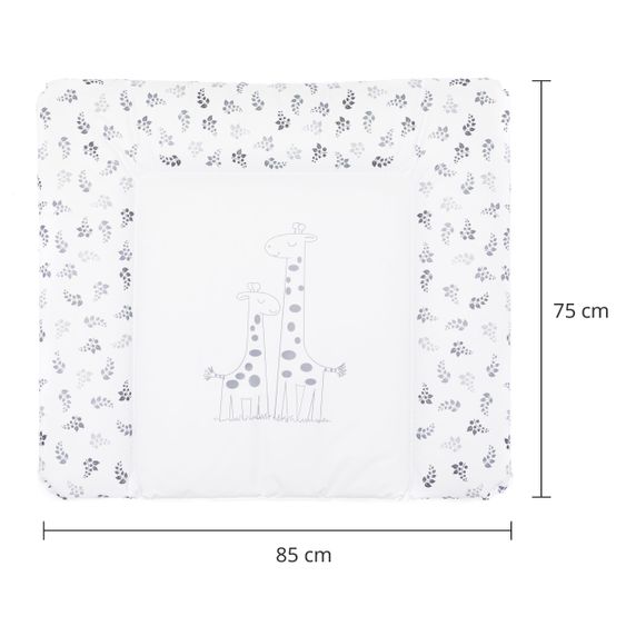 Fillikid Tappetino fasciatoio Softy 75 x 85 cm - Giraffa - Bianco