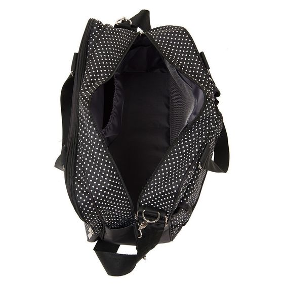 Fillikid Wickeltasche - Dots - Schwarz Weiß