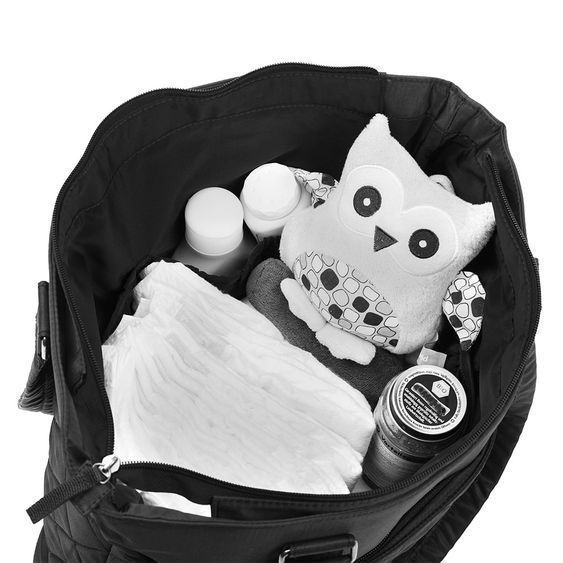 Fillikid Wickeltasche Elegance - Schwarz