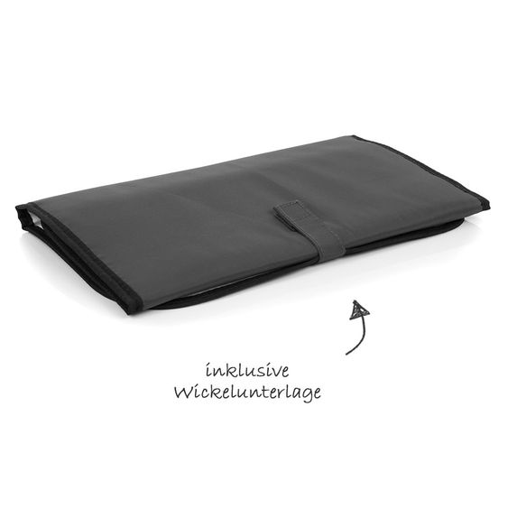 Fillikid Wickeltasche Elegance - Schwarz