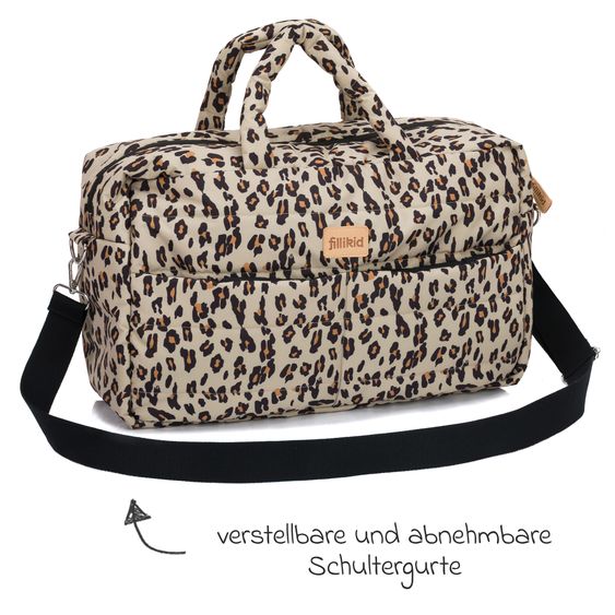 Fillikid Changing Bag Toulouse with Changing Mat, Inner & Outer Compartments - Leo