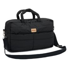Changing Bag Toulouse with Changing Mat, Inner & Outer Compartments - Black