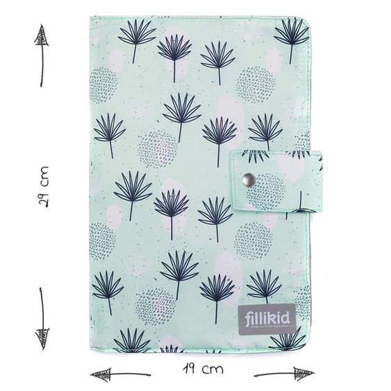 Fillikid Diaper bag for on the go - palm tree