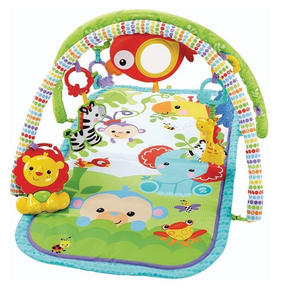 Fisher-Price 3-in-1 Spieldecke - Rainforest-Freunde