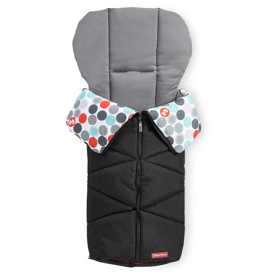 Fisher-Price Fußsack für Buggy und Kinderwagen - Black