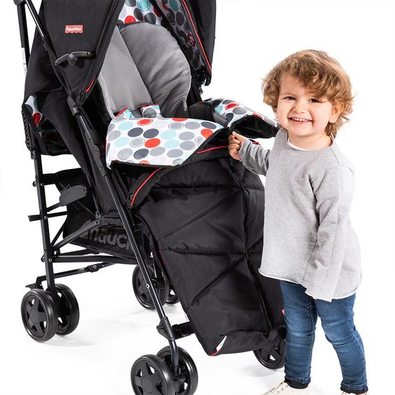 Fisher-Price Fußsack für Buggy und Kinderwagen - Black