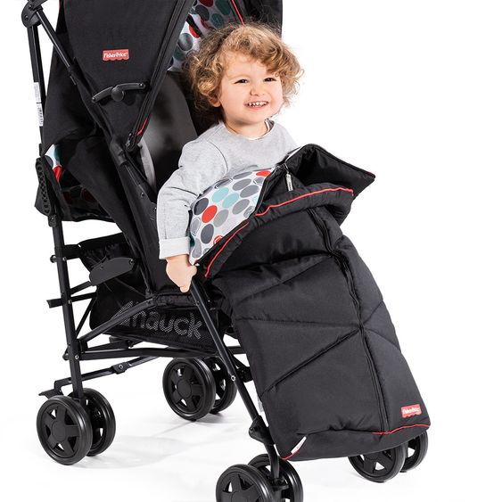 Fisher-Price Fußsack für Buggy und Kinderwagen - Black