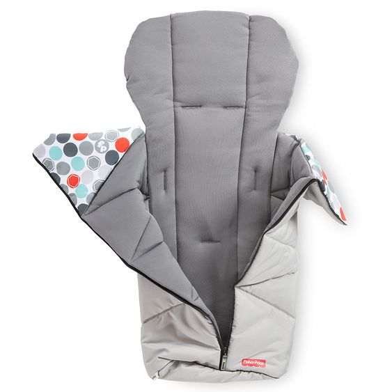 Fisher-Price Fußsack für Buggy und Kinderwagen - Grey