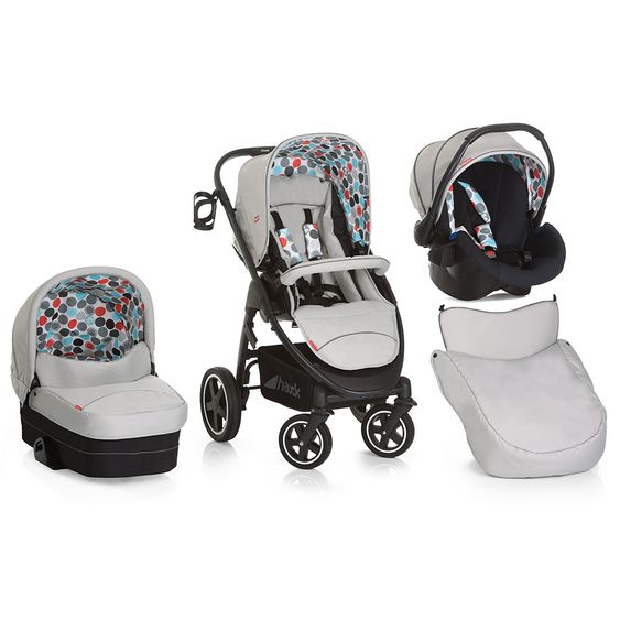 Fisher-Price Set passeggino Montreal Plus Trio - Grigio
