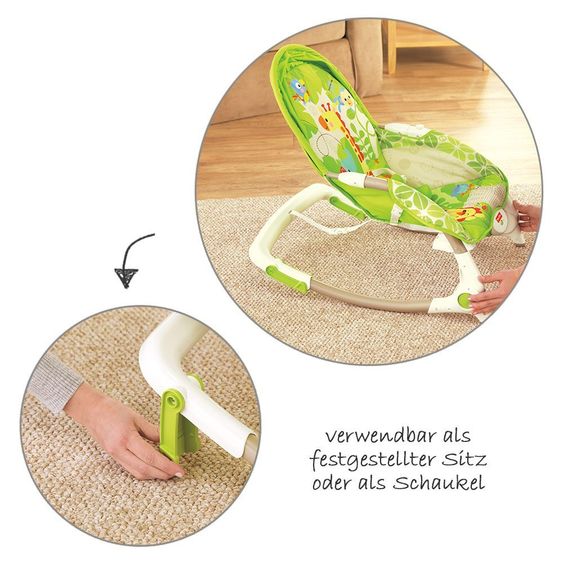 Fisher-Price Kompakt-Schaukelsitz 2 in 1 - Rainforest