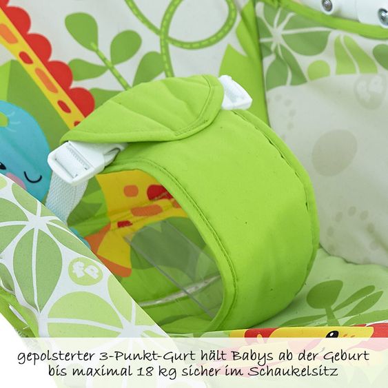 Fisher-Price Kompakt-Schaukelsitz 2 in 1 - Rainforest