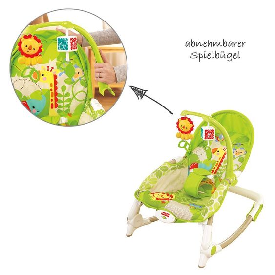 Fisher-Price Kompakt-Schaukelsitz 2 in 1 - Rainforest