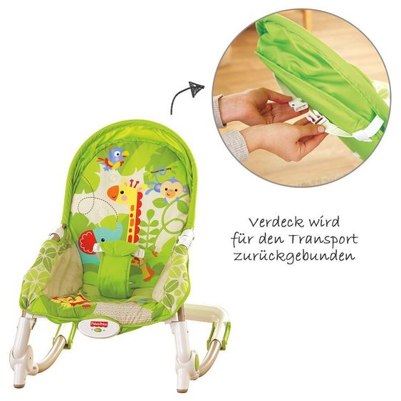 Fisher-Price Kompakt-Schaukelsitz 2 in 1 - Rainforest