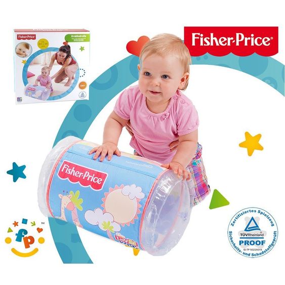 Fisher-Price Krabbelrolle Zoo mit Klingelbällen