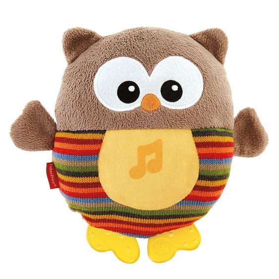 Fisher-Price Kuschel-Eule leuchtend - Braun