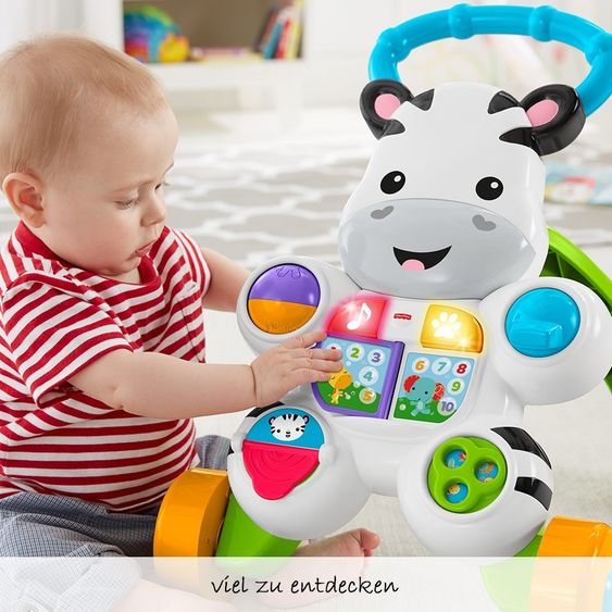 Fisher-Price Lern mit mir Zebra Lauflernwagen