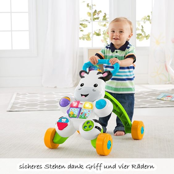 Fisher-Price Lern mit mir Zebra Lauflernwagen