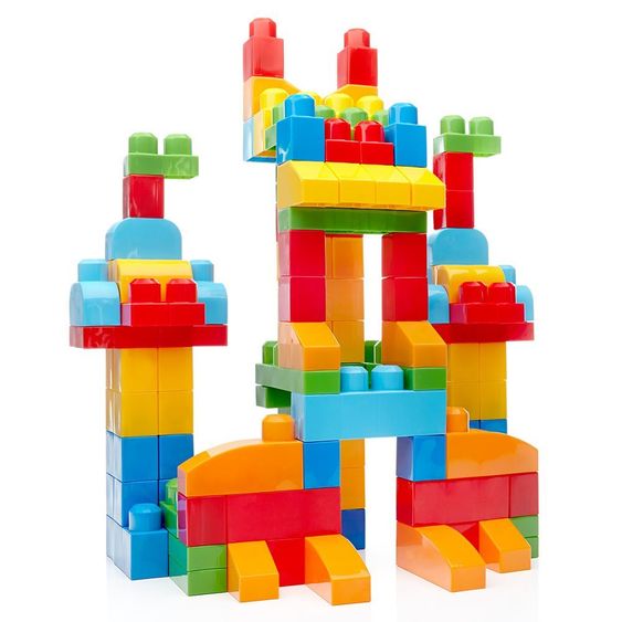 Fisher-Price Mega Bloks Bausteinebeutel - Deluxe 150 Teile - Grundfarben - Refresh