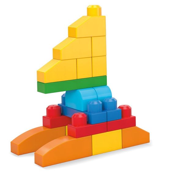 Fisher-Price Mega Bloks Bausteinebeutel - Deluxe 150 Teile - Grundfarben - Refresh