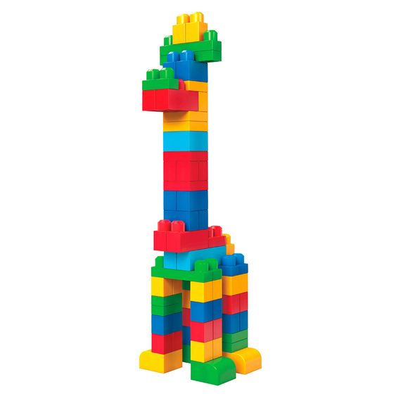 Fisher-Price Mega Bloks Bausteinebeutel - Large 80 Teile - Grundfarben