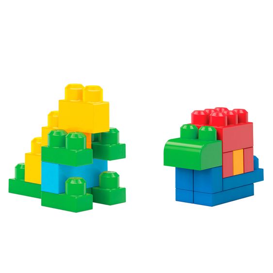 Fisher-Price Mega Bloks Bausteinebeutel - Large 80 Teile - Grundfarben