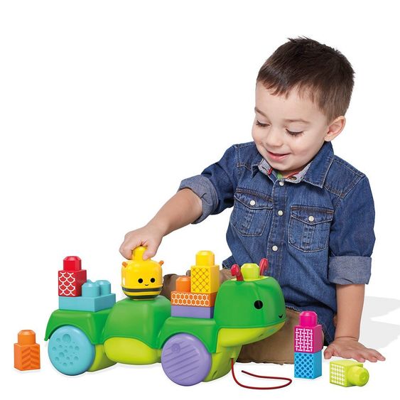 Fisher-Price Mega Bloks Raupe auf Rädern