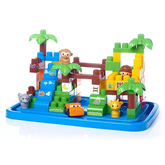 Fisher-Price Mega Bloks Themenbox - Großer Zoo