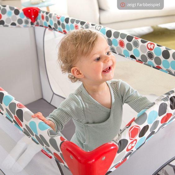 Fisher-Price Lettino da viaggio Sleep N Play Plus - Nero