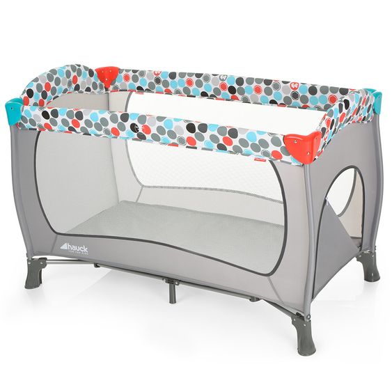 Fisher-Price Travel Cot Sleep N Play Plus - Grey