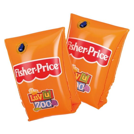 Fisher-Price Schwimmflügel für Kinder 1 - 6 Jahre - Luv u Zoo - Orange