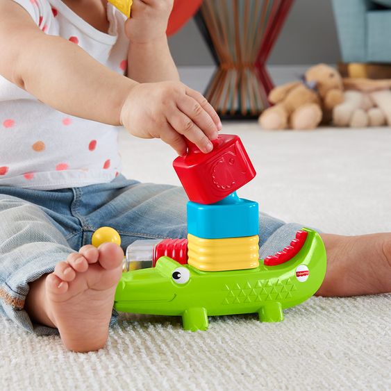 Fisher-Price Stapelspaß Kroko-Turm