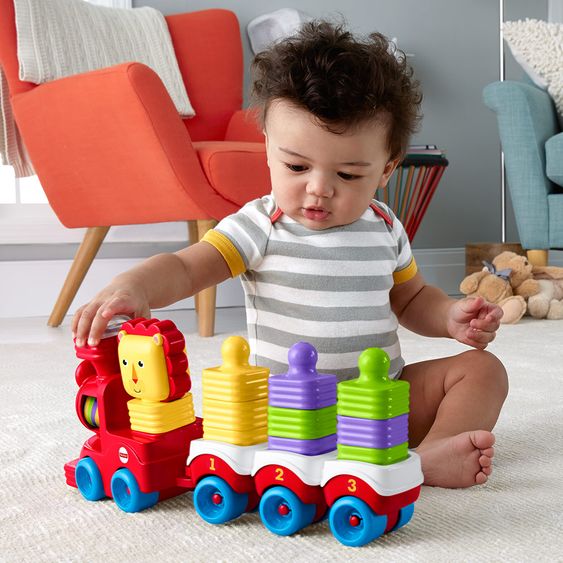 Fisher-Price Stapelspaß Löwen-Lok