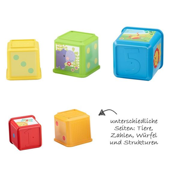 Fisher-Price Stapelwürfel - Bunt