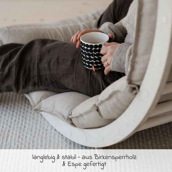 FitWood Schaukelliege / Kletterbogen LAAKSO - Birke