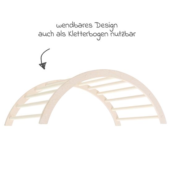 FitWood Schaukelliege / Kletterbogen LAAKSO - Birke