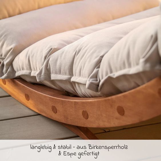 FitWood Schaukelliege LAAKSO - Braun