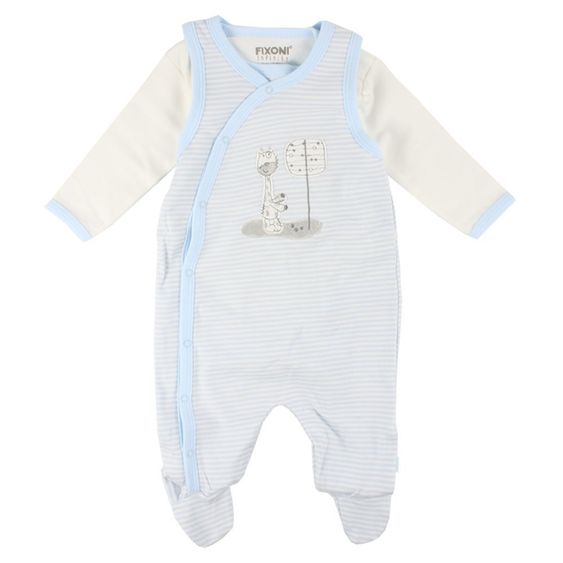 Fixoni 2-piece set romper + body Infinity - Light Blue Offwhite - Size 50