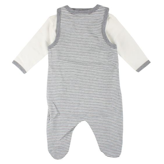 Fixoni 2-piece set romper + body Infinity - striped gray - size 50