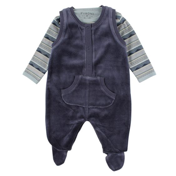 Fixoni 2 tlg. Set Strampler + Body Nicki - Free Navy - Gr. 56