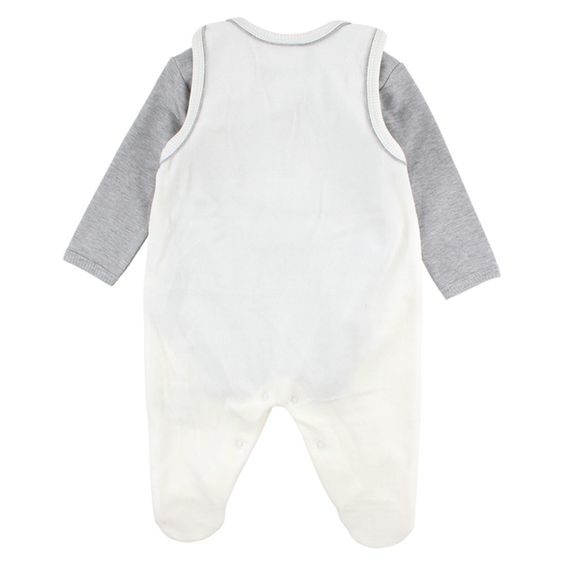 Fixoni 2 tlg. Set Strampler + Body Nicki - Future Hase Offwhite - Gr. 56