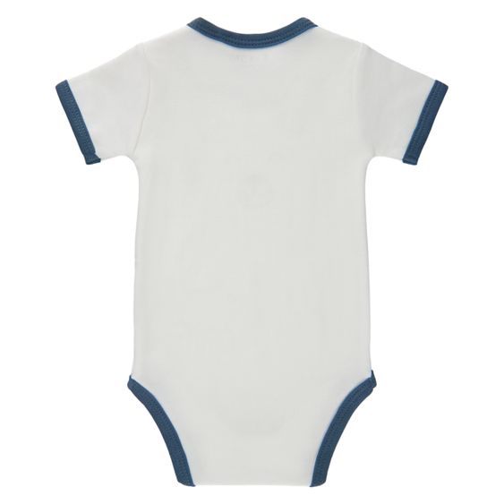 Fixoni Body Kurzarm - Bär Weiß Blau - Gr. 50
