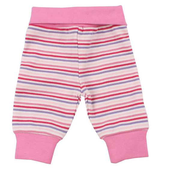 Fixoni Hose Biva Girl für Frühchen Little Bee - Streifen Rose - Gr. 38