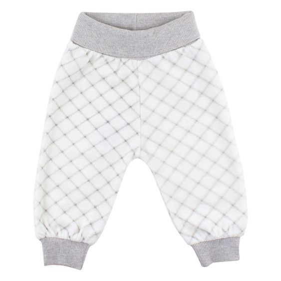 Fixoni Hose Hush Nicki - Karo Offwhite - Gr. 56
