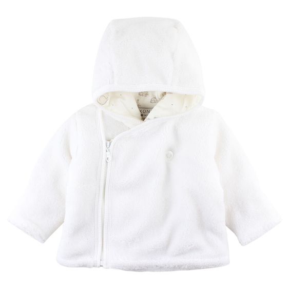 Fixoni Kuschel-Jacke Hush Hase - Offwhite - Gr. 56