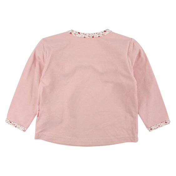 Fixoni Langarmshirt Enjoy - Blumen Rosa - Gr. 56