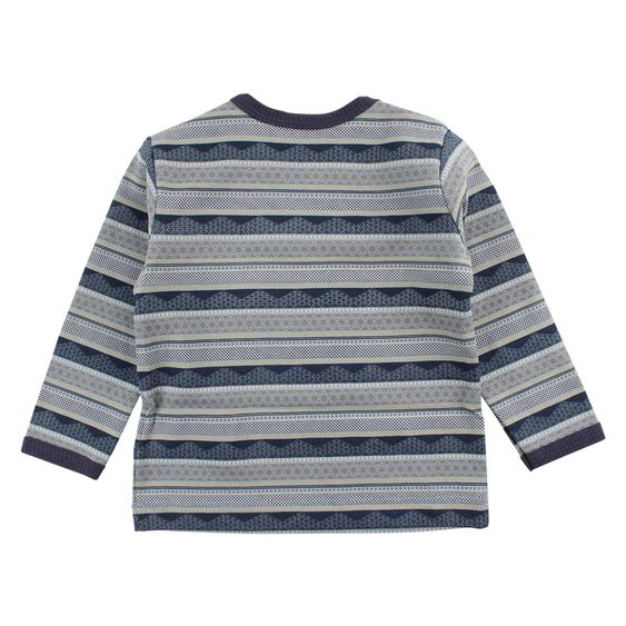 Fixoni Langarmshirt Free - Navy Grau - Gr. 56