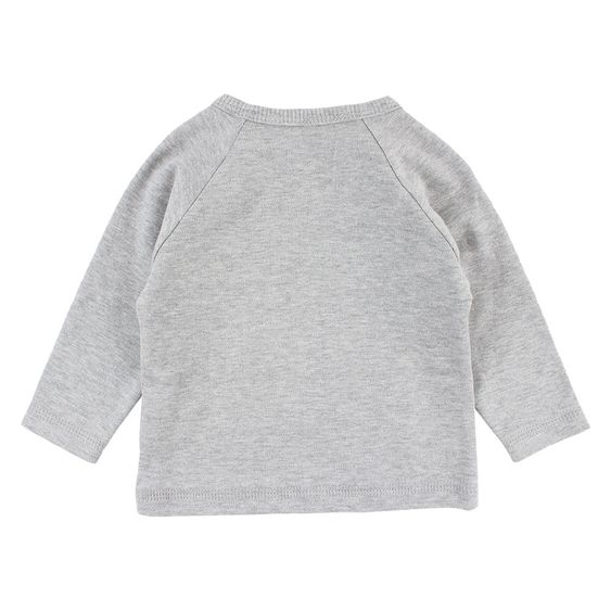 Fixoni Langarmshirt Future - Grau Offwhite - Gr. 56