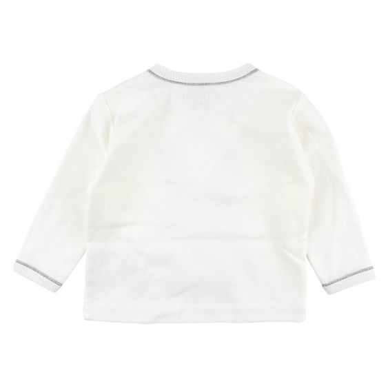 Fixoni Langarmshirt Future - Hase Offwhite - Gr. 56